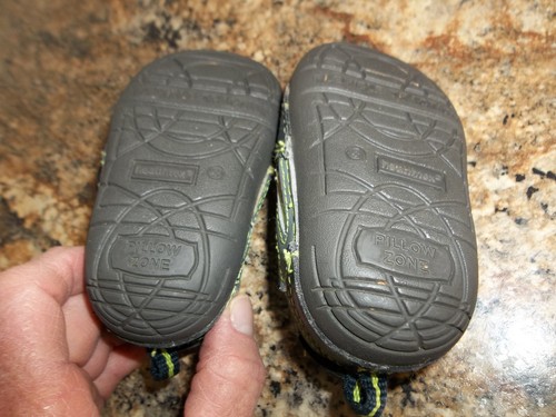 Scarpe bambino Healthtex taglia 3 nero grigio lime flessibili trazione morbide - Foto 3 di 6