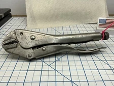 Craftsman 9inch Straight Jaw Locking - Clamping Pliers - Welding Spots  USA Pink