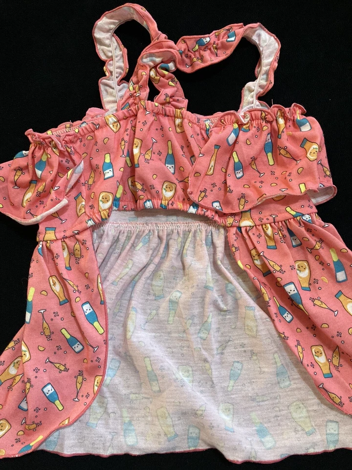 Large Dog Dress Mimosas - Image 4 of 4