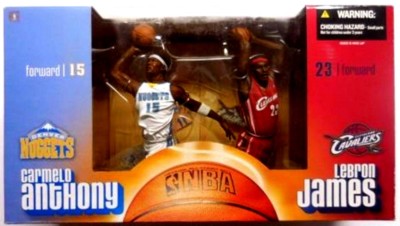 マクファーレン NBA Lebron & carmelo CARMELO ANTHONY/LEBRON JAMES ROOKIE TWO PACK MCFARLANE