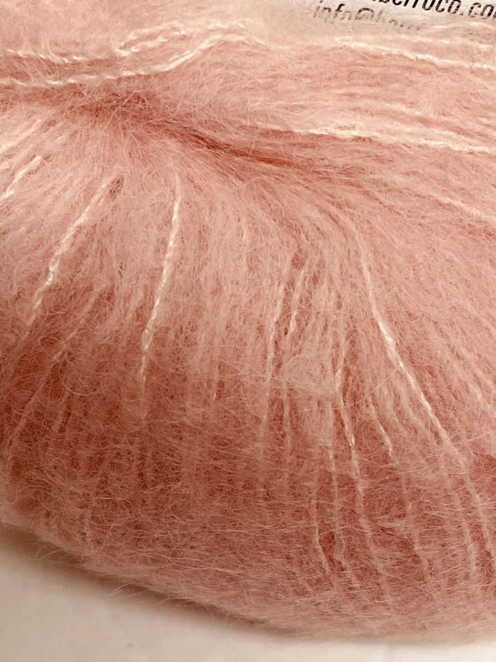 Berroco Andean Mist Baby Suri Alpaca/Mulberry Silk Yarn Unit Of 1   Pink New - Image 3 of 4