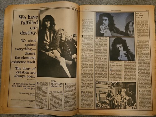 NME New Musical Express February 26th 1977 Led Zeppelin Cover - Picture 6 of 7