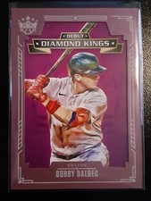 2021 Panini Diamond Kings Purple Frame Rookie Debut Bobby Dalbec #DDK-BR Red Sox