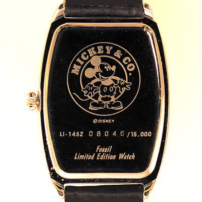 Mickey & Co. Fossil Mans Limited Edition Rectangular, LI  display picture 3