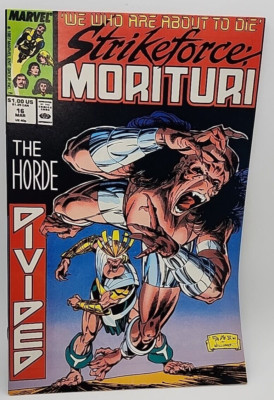 Strikeforce Morituri #16 March 1988 Marvel Comics