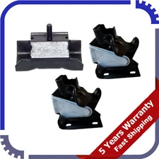For CHEVROLET GMC 4.8L 5.3L 6.0L 99-10 Set 3Pcs Engine Motor & Trans Mount