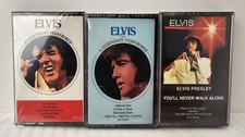 VTG Elvis New Cassette Tape Legendary Performer V 1  2 You'll Never Walk Alone