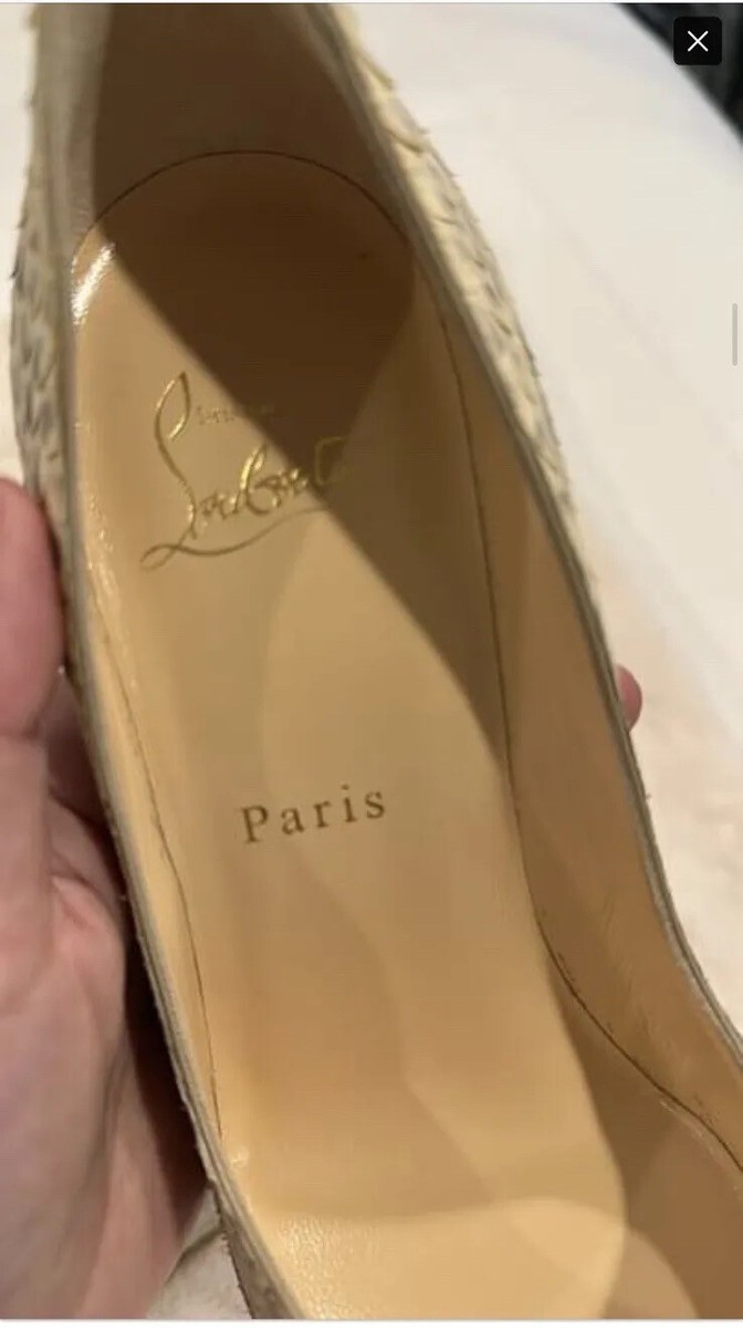 CHRISTIAN LOUBOUTIN “Glow In The Dark” Python Pigalle CHRISTIAN LOUBOUTIN “Glow In The Dark” Python Pigalle