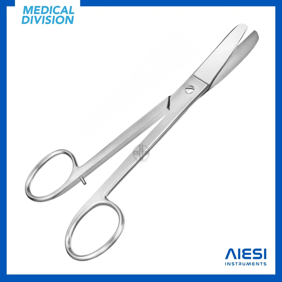 AIESI Forbici per bendaggi e gesso di LORENZ in acciaio inox lunghezza 23 cm