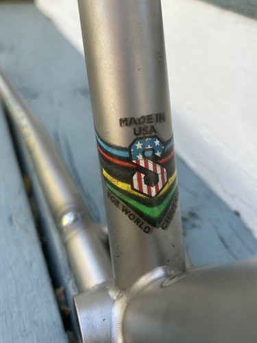 Vintage Serotta Titanium Frameset Classique Ti Bike Frame 90s Colorado Road Race - Picture 12 of 24