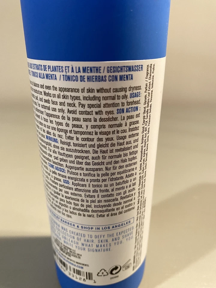 Tónico herbal Mint Baxter of California 8 fl oz. NUEVO EN CAJA PRECINTADO Foto 4 de 4