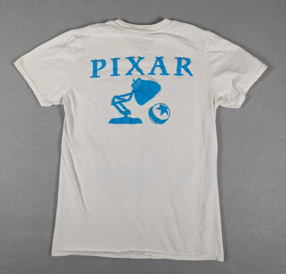 PIXAR Tシャツ Disney Pixar T-Shirt Adult Small White Toy Story A Bugs Life Cars