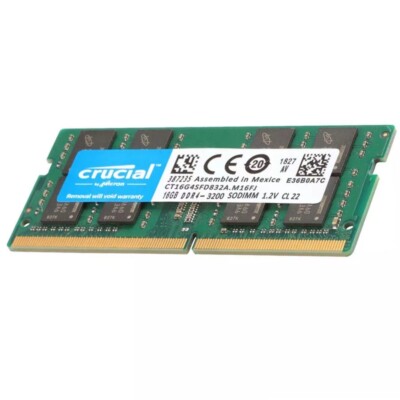 佐*一様 Crucial DDR4 64GB (16GB x 4) メモリー New Crucial 64GB (4X16GB) DDR4 3200MHz PC4-25600 SODIMM Memory Ram