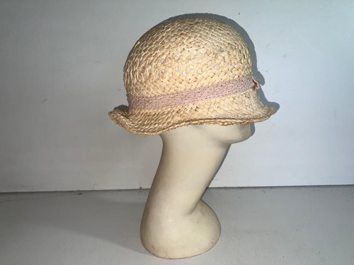 H&M Girls Kids Beige Visor Summer Sun Holiday Beach Hat UK (110/116) OLS-HT013 - Picture 2 of 4