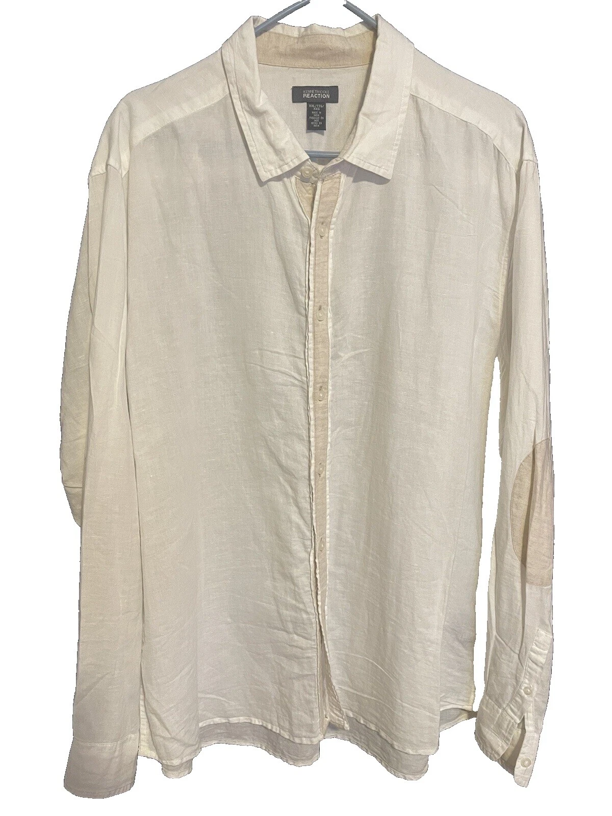 Lino Kenneth Cole Reaction Informal Con Botones camisas para hombres