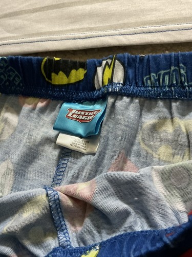 Justice League Kids Boys 2Pc. Sleepwear/Pajama Set Shorts & T-Shirt Top M - Picture 3 of 3