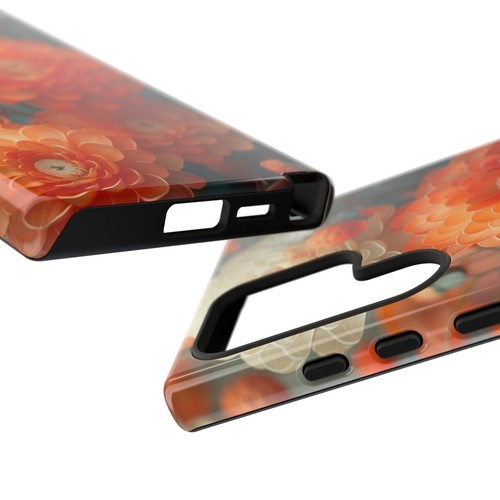 Orange Chrysanthemum Flower Phone Case for iPhone, Samsung Galaxy, Pixel - 第 95/173 張圖片