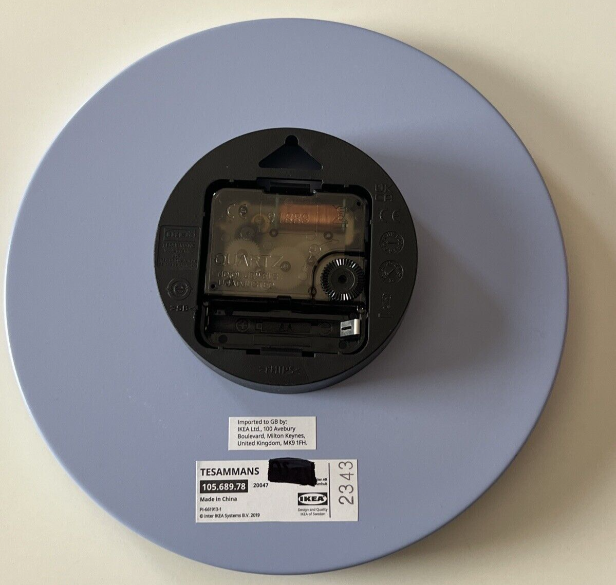 Ikea TESAMMANS Wall Clock, Multicolor 8 ¼