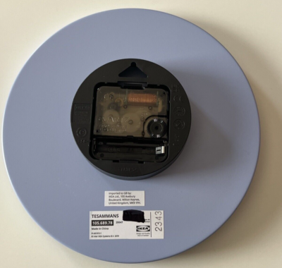 IKEA TESAMMANS 105.689.78 Multicolor 8.25-Inches 21-cm Wall Clock