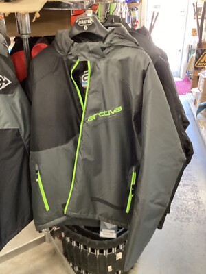 arctiva snowmobile jacket black,green and gray, 3X