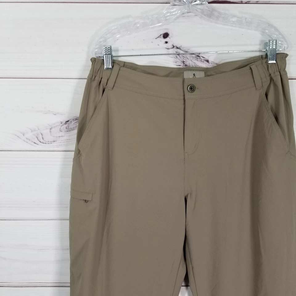 Pantalones Royal Robbins Cardiff para mujer talla 34 X 31,5 marrón cintura elástica senderismo. Foto 4 de 4