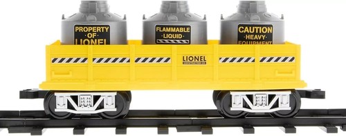 Juego de tren de juguete de construcción a batería Lionel con locomotora - Imagen 2 de 8