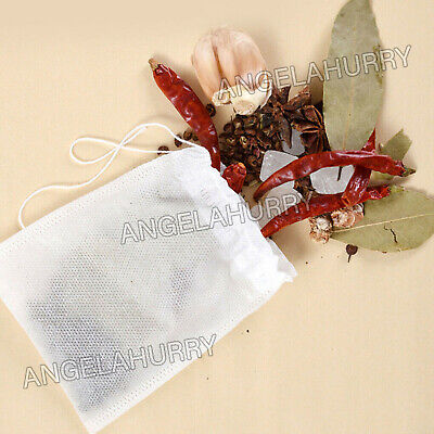 Buy UPTO 200X Empty Teabags String Heat Seal Filter Paper Herb Loose Tea Bags NEW