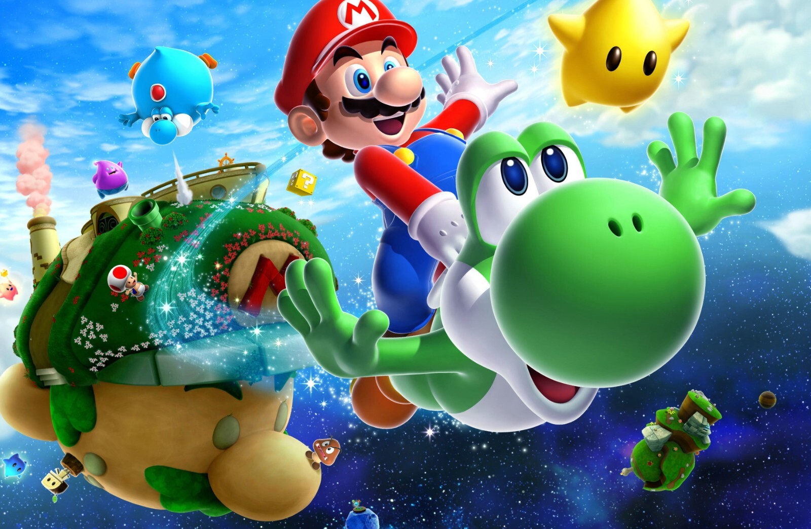 NEW SUPER MARIO BROTHERS POSTER PREMIUM WALL ART GAME PRINT SIZE A5-A1 ...