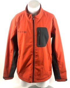 burnt orange rain jacket