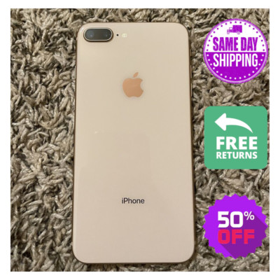 Apple iPhone 8 Plus 64GB At&t T-Mobile Unlocked Verizon 4G Good 5.5'' Display