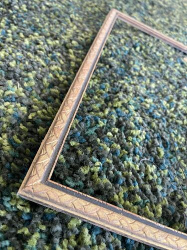 11x15 Vintage Delicate 1920s Gold Deco Wood Picture Frame Photo Painting - Picture 1 of 6