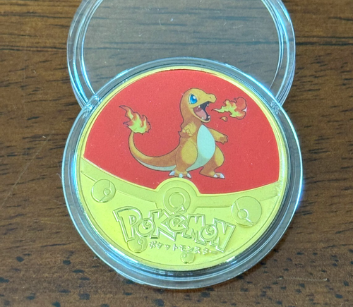 Charmander Goldmünze - Pokemon Münze vergoldet - aus der Pokemon GO Sammlung - Bild 3 von 5