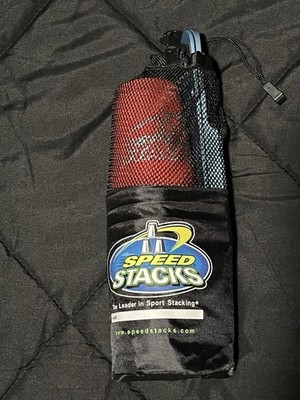Speed Stacks Set! Perfect Condition! Timer, 12 Speed Cups, Travel Bag!