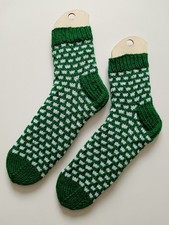 Hand Knitted wool Socks size 5-6 Uk  639