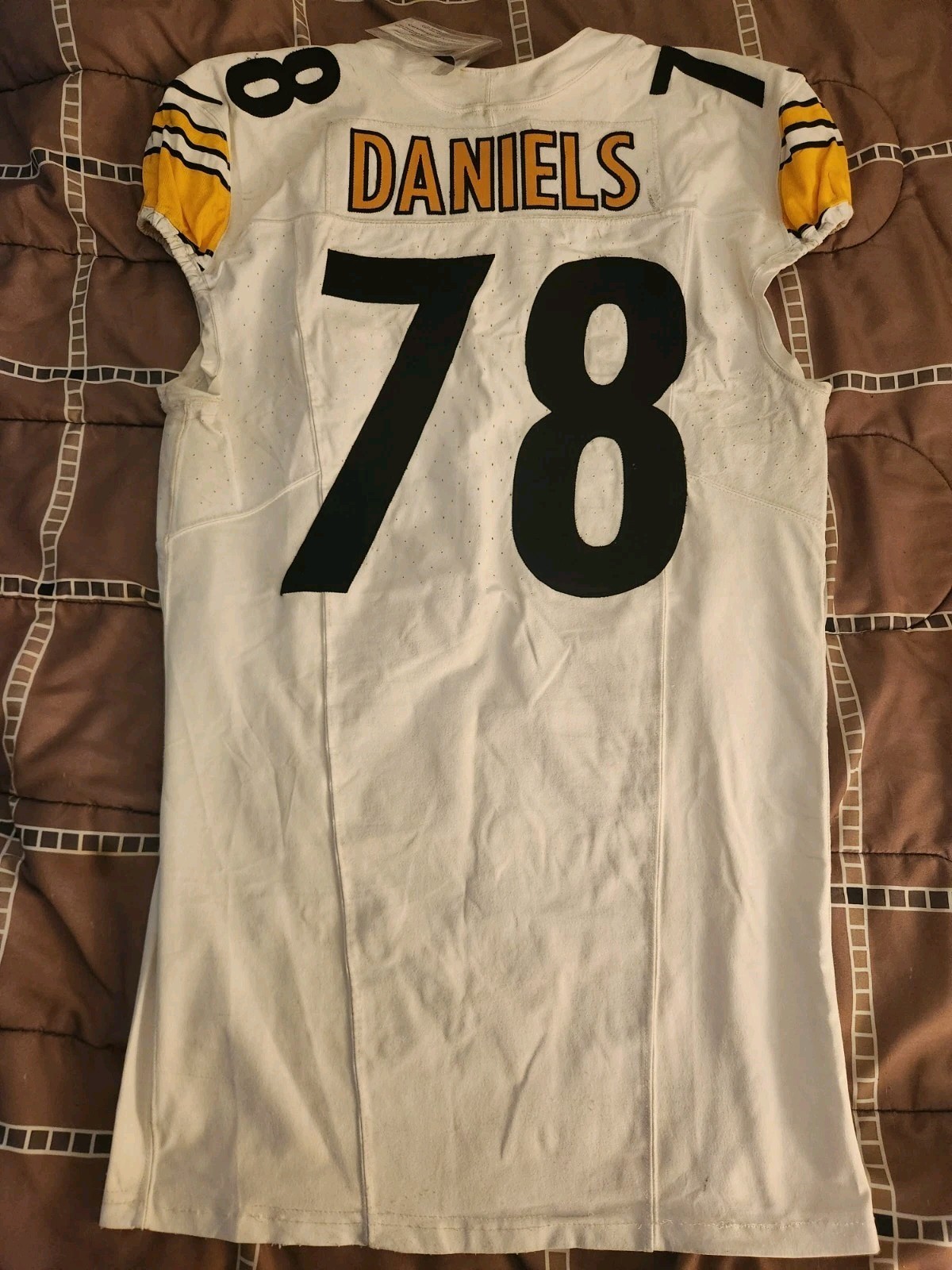 James Daniels Wild Card Game Used Jersey Steelers Authentication view 2