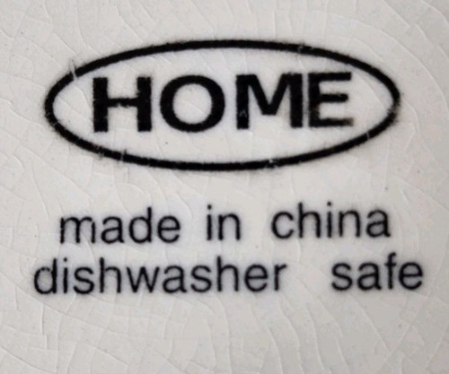 HMQ3 Snowflake Dinner Plate By HOME - Picture 7 of 10