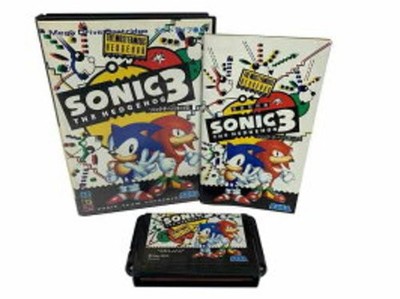 Sega Mega Drive Sonic 3 The Hedgehog from Japan F/S used