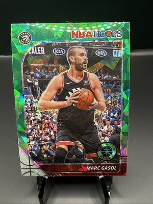 2019 Panini NBA Hoops Premium Stock Green Cracked Ice Prizm Marc Gasol #178 1fb7