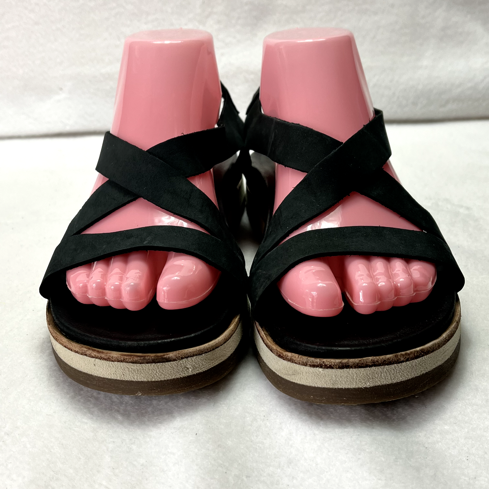 Sandali Merrell donna 8 Juno cinturino medio posteriore cerchio e passante nero pelle nabuk