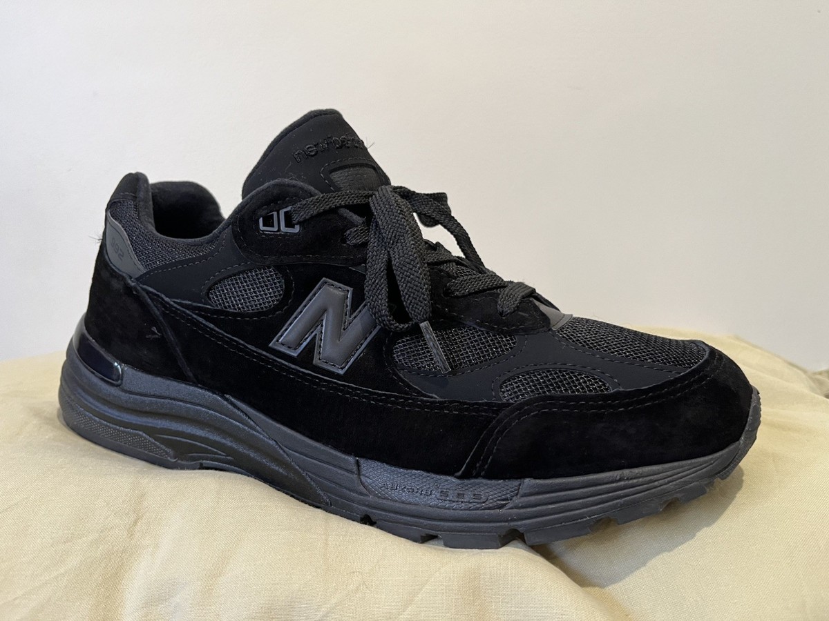 New Balance 992 Men's 10.5 - Made in USA Triple Black | eBay