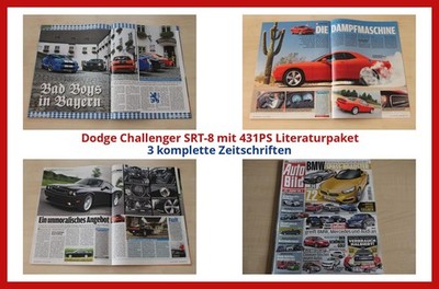 Dodge Challenger SRT-8 mit 431PS Literaturpaket - 3 komplette Zeitschriften