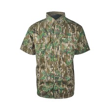 Companions Mossyoak Men  s Shirt Greenleaf Cotton Twill S/S S02 