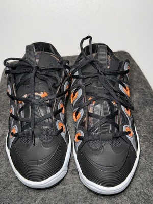 Osiris D3 2001 Black Orange Skate Shoes Chunky Y2K Mens Size 7