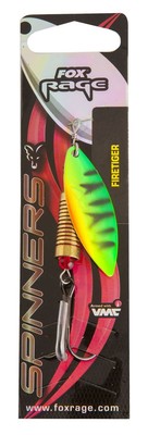 Fox Rage Blade Leaf Spinner, Raubfischköder für Zander und Barsch, Hechtköder