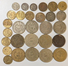 Guatemala-29 Coin Lot-1947 to 2016-1 centavo to 1 quetzal