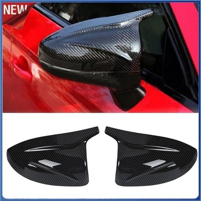 For Audi A3 S3 RS3 8V 2014-2020 Carbon Fiber Look M-Style Side Mirror Cover Caps