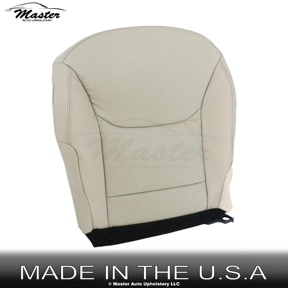 2016-2023 para Mazda CX9 Touring couro perfeito. Capa de assento inferior para passageiros areia - Imagem 2 de 4