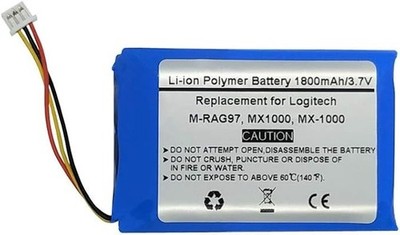 Starnovo 3,7V 1800mAh Akku für Logitech MX1000 MX-1000 M-RAG97 Akku Maus