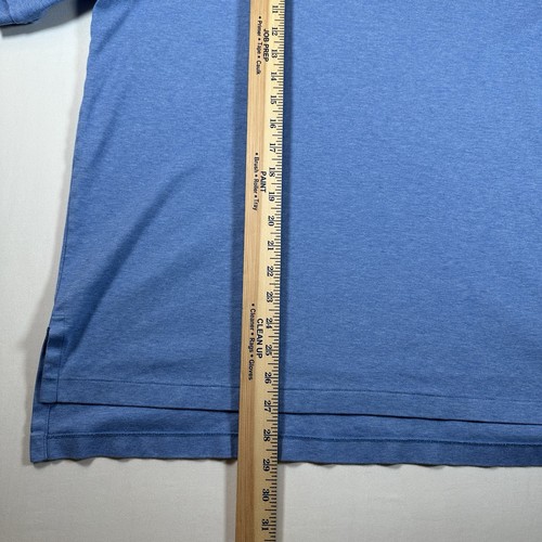 Polo Ralph Lauren Pima Soft Touch Blue Polo Shirt Size Large Tall Flesh Pony - Picture 4 of 6