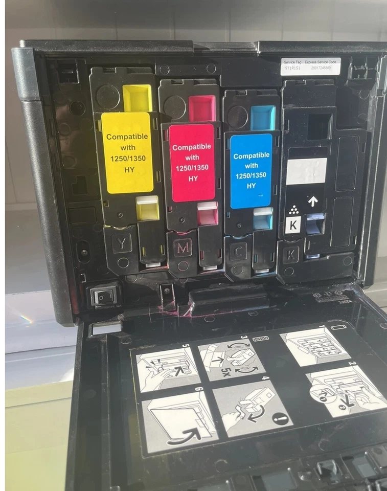 Dell 1250c A4 Colour Laser Printer  - Image 4 of 4